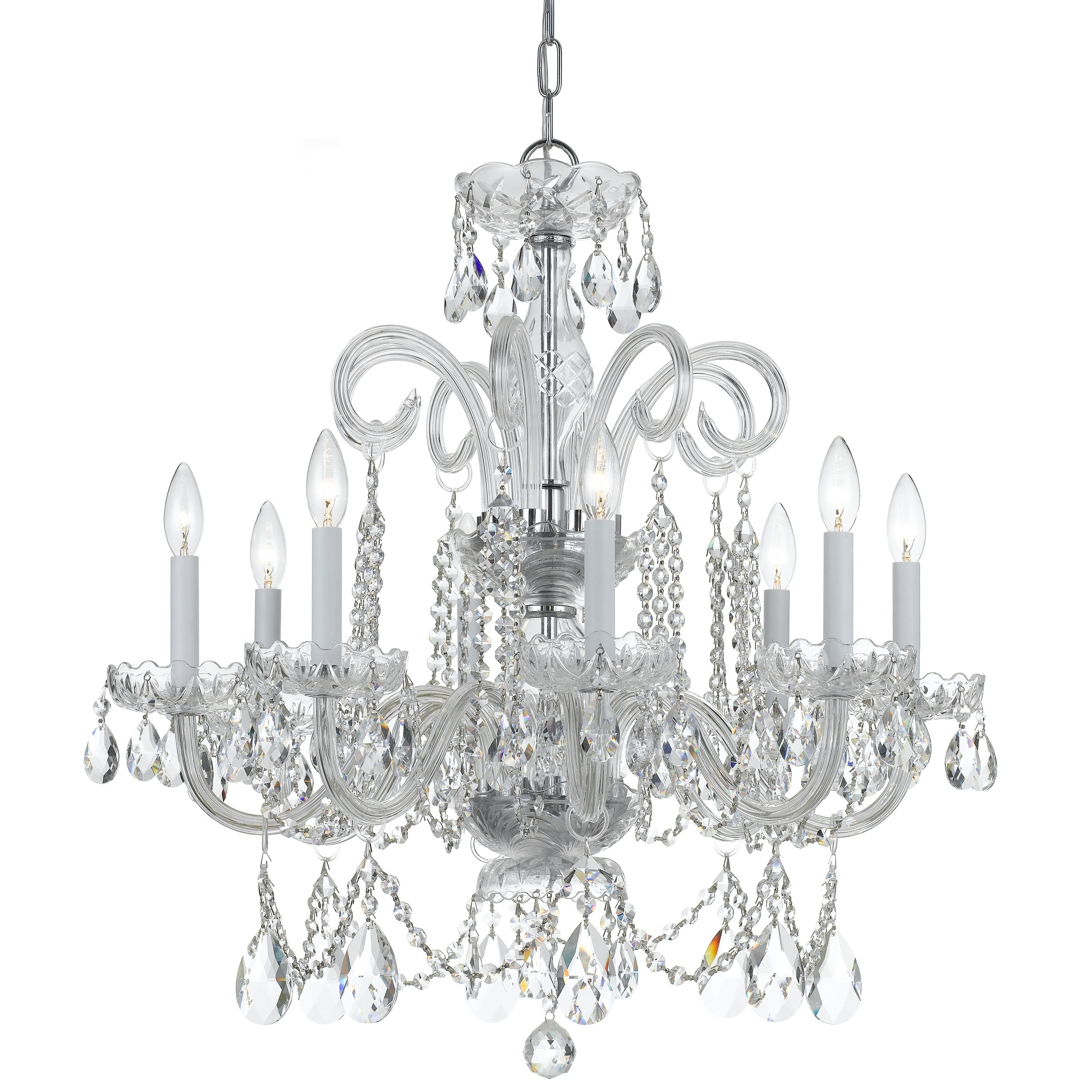 Crystorama Lighting - Eight Light Chandelier - Chandelier - Crystal - Eight