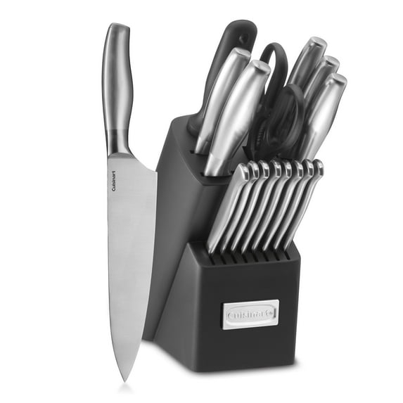 Cuisinart Artiste Collection Stainless Steel 17-Piece Knife Block Set