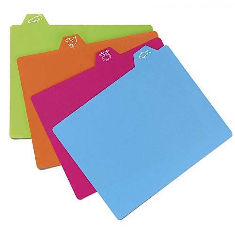 Cuisinart 4 Piece Plastic Cutting Board Set