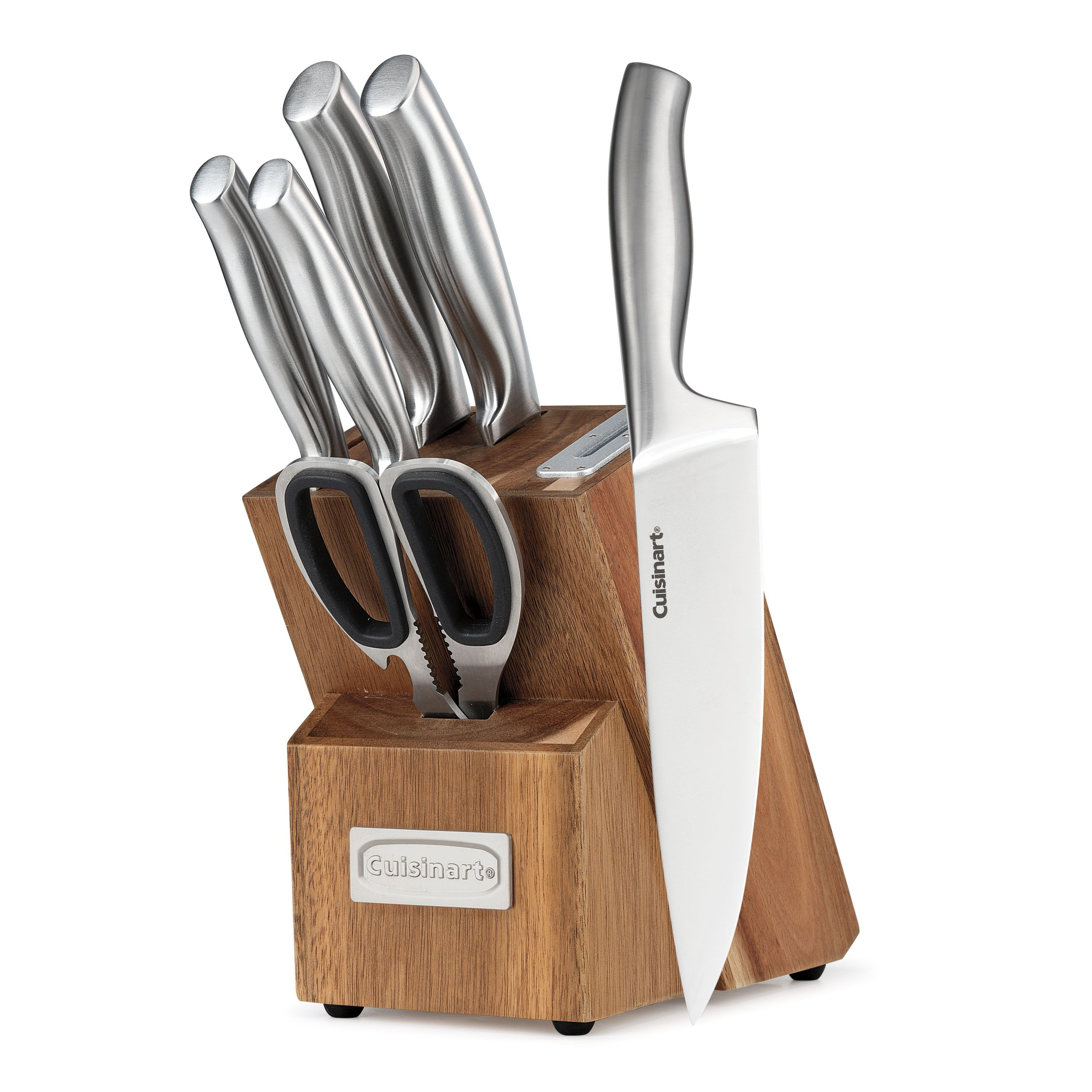 Cuisinart Classic Collection Stainless Steel 7-Piece Knife Block Set with Sharpener