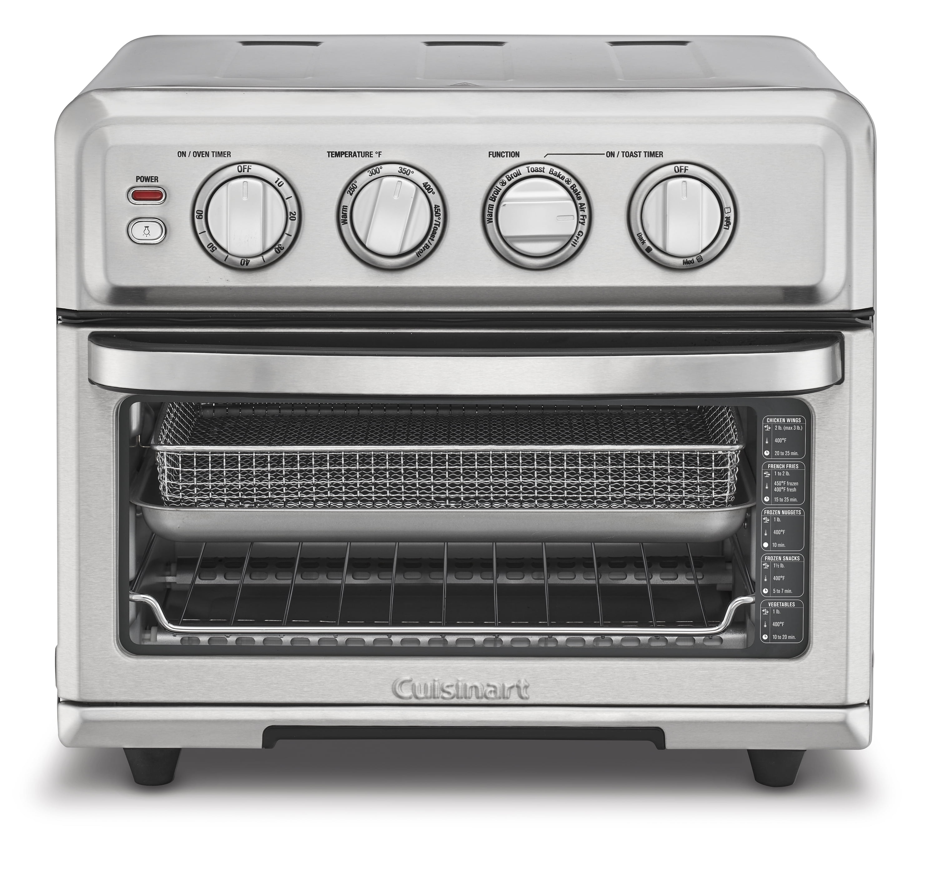 Cuisinart Air Fryer Toaster Oven with Grill, Stainless Steel