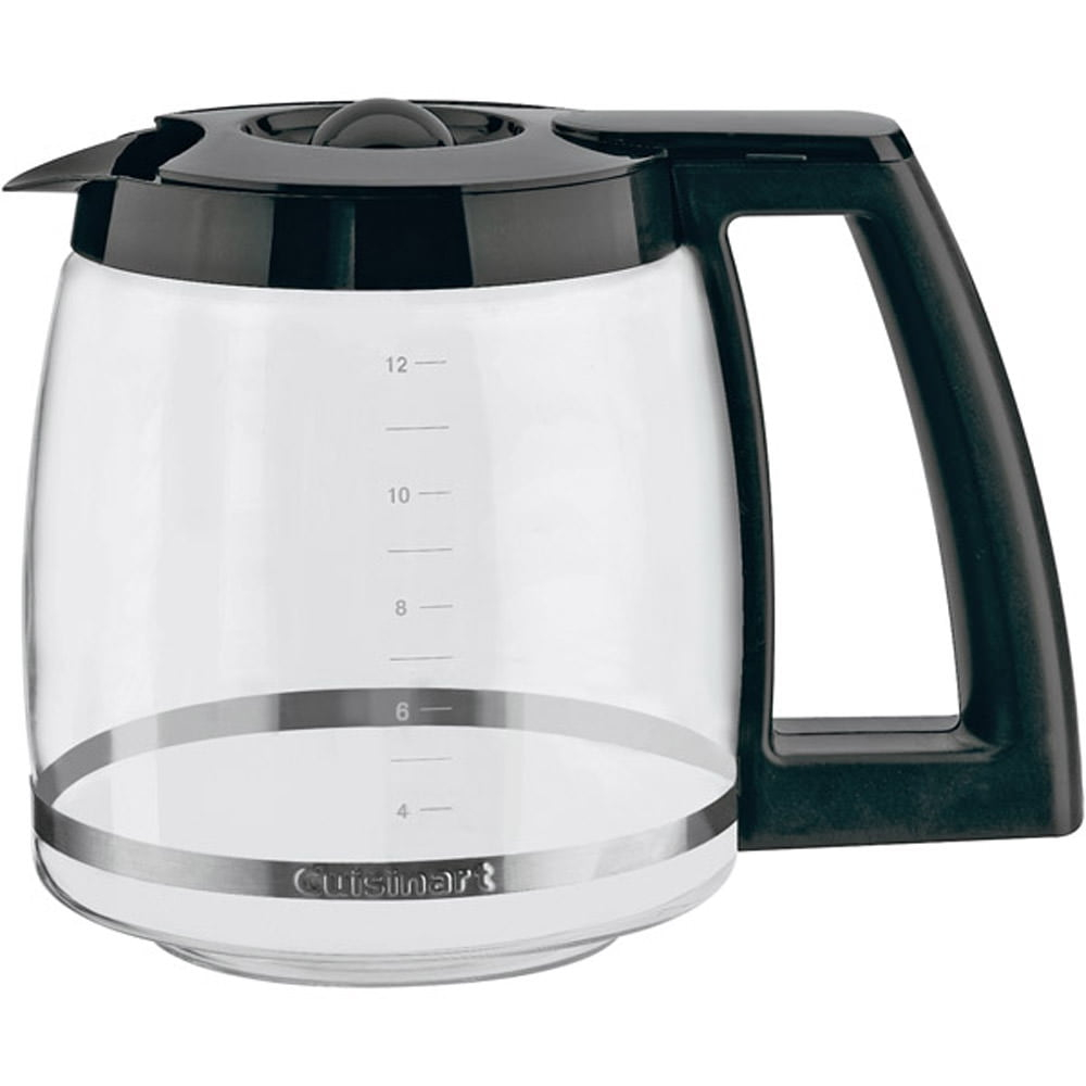 Cuisinart DCC-1200PRC 12-Cup Replacement Glass Carafe, Black