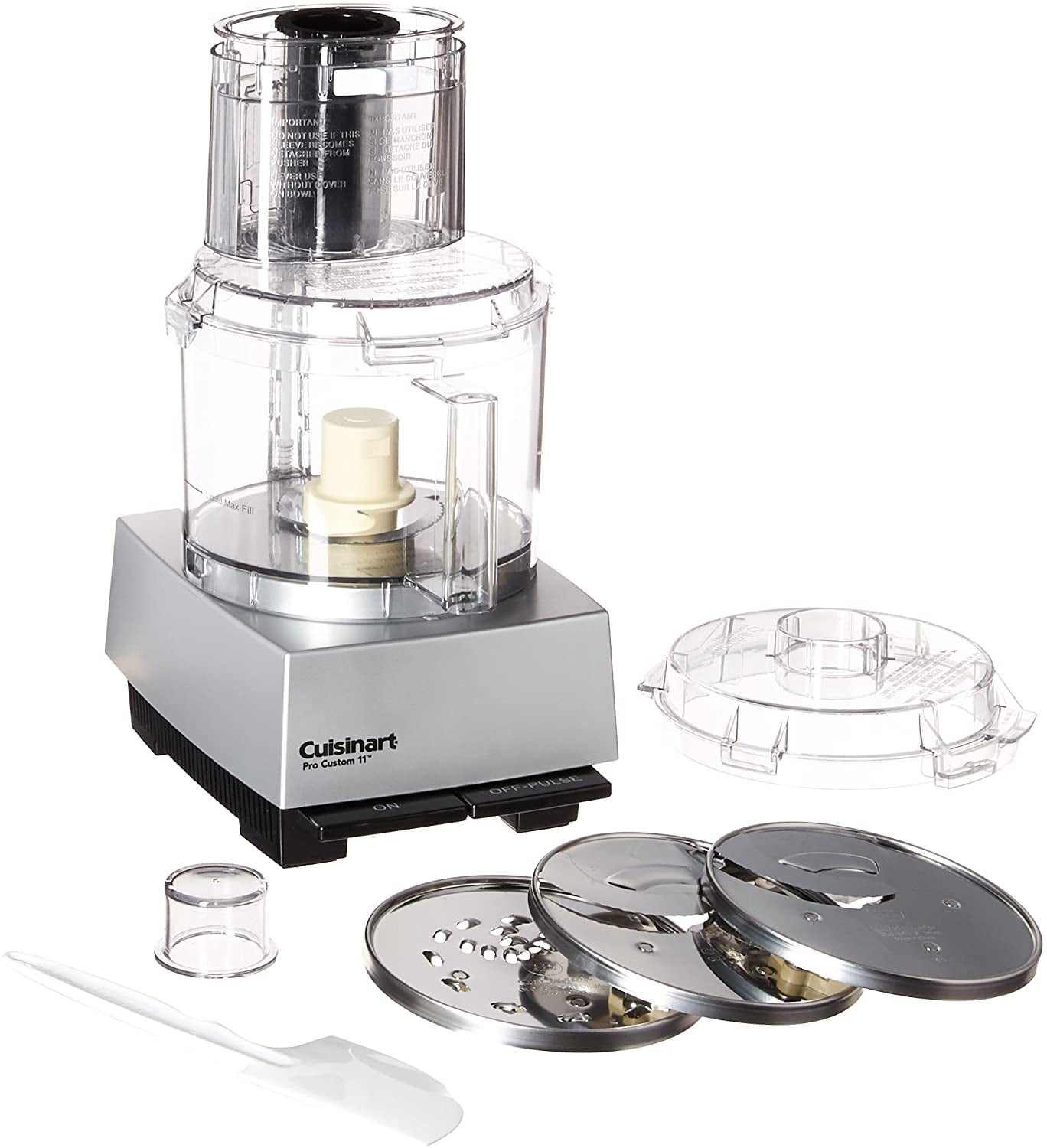 Restored Cuisinart DLC-8SBCYP1 Food Processor, Pro Custom 11 Cup, Brushed Chrome (Refurbished)