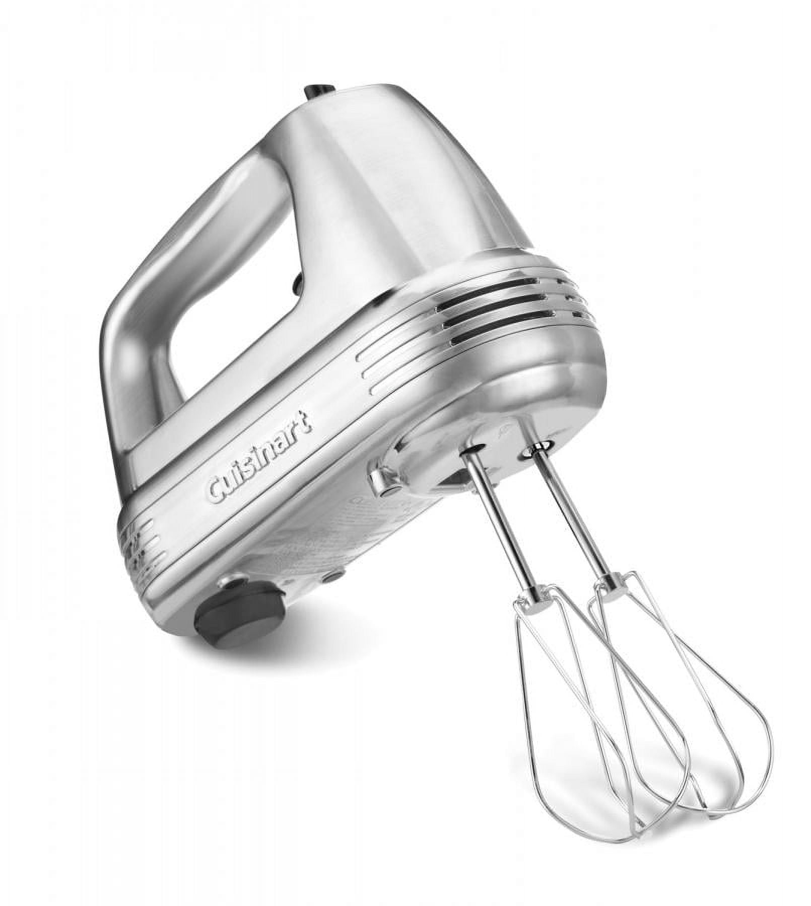 Cuisinart Power Advantage Plus 9-Speed Hand Mixer with Storage Case, Brushed Chrome, HM-90BCS