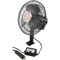 Custom Accessories - Oscillating Fan - 12 V - Black - 1 pk