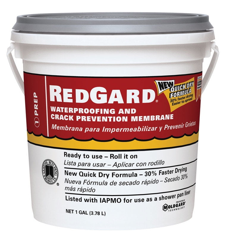 Custom Building Products LQWAF1-2 Pink Waterproofing and Crack Prevention Paint, 1 gal