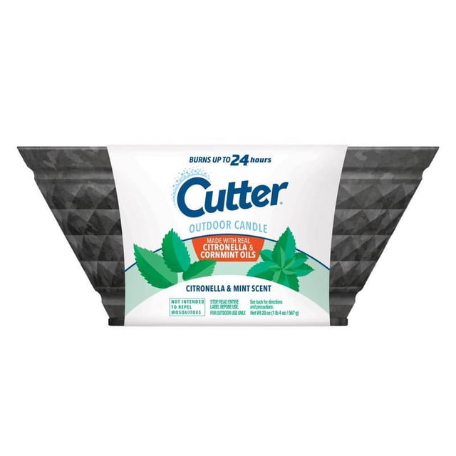 Cutter 7301690 20 oz Citro Guard Citronella Candle for Mosquitoes & Other Flying Insects