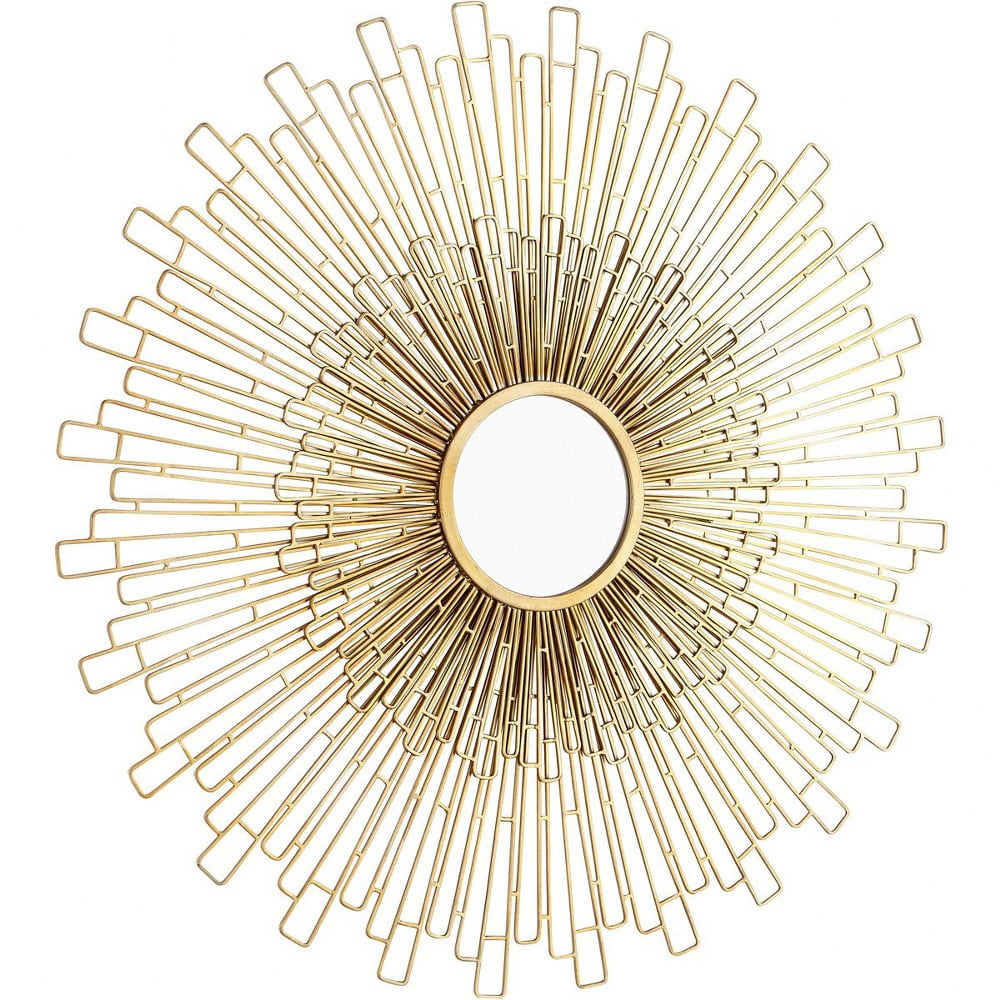 Cyan Design 10409 39" Diameter Circular Framed Bathroom Mirror - Gold