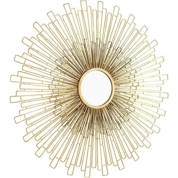 Cyan Design 10409 39" Diameter Circular Framed Bathroom Mirror - Gold