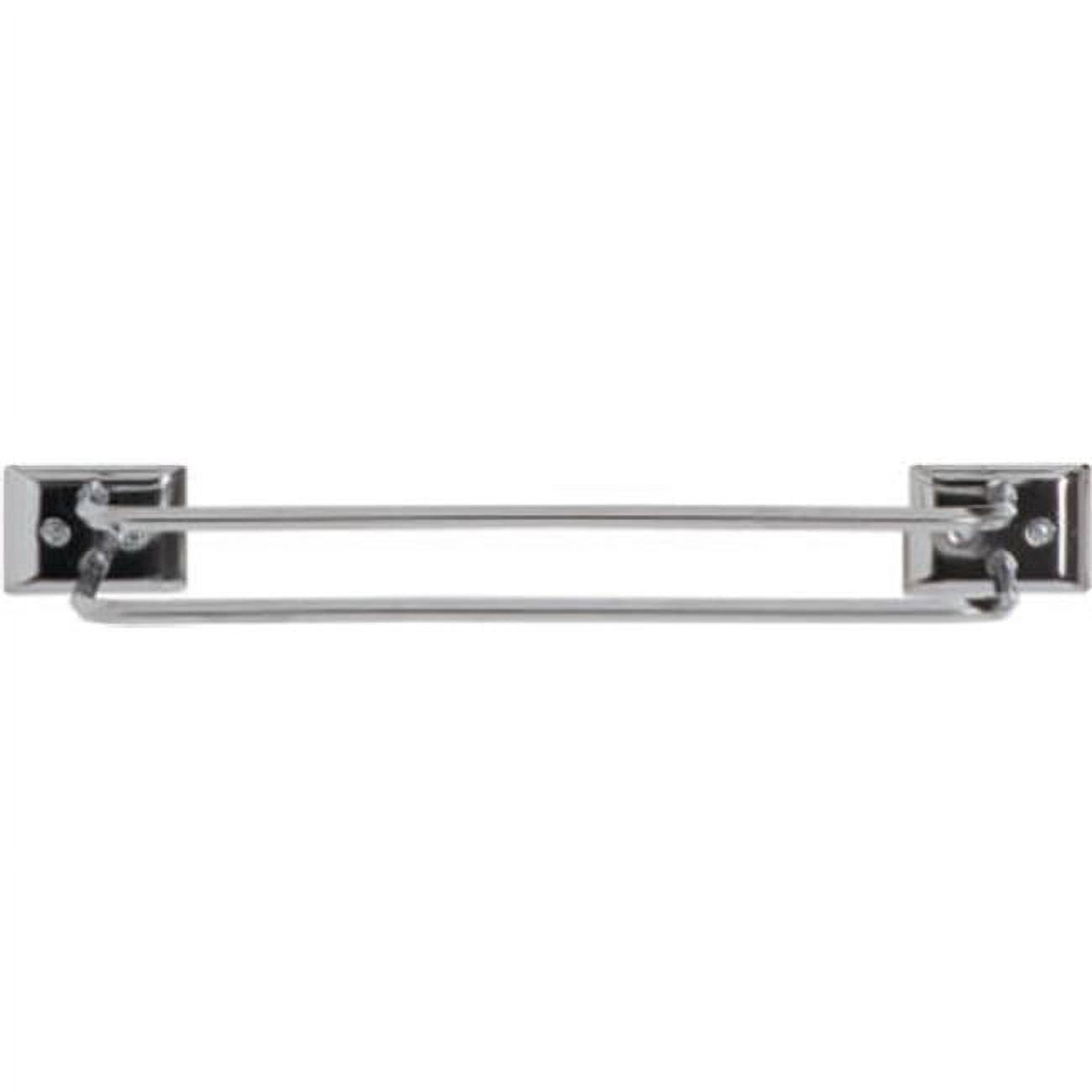 DECKO BATH PRODUCTS 12-Inch Chrome Twin Towel Bar
