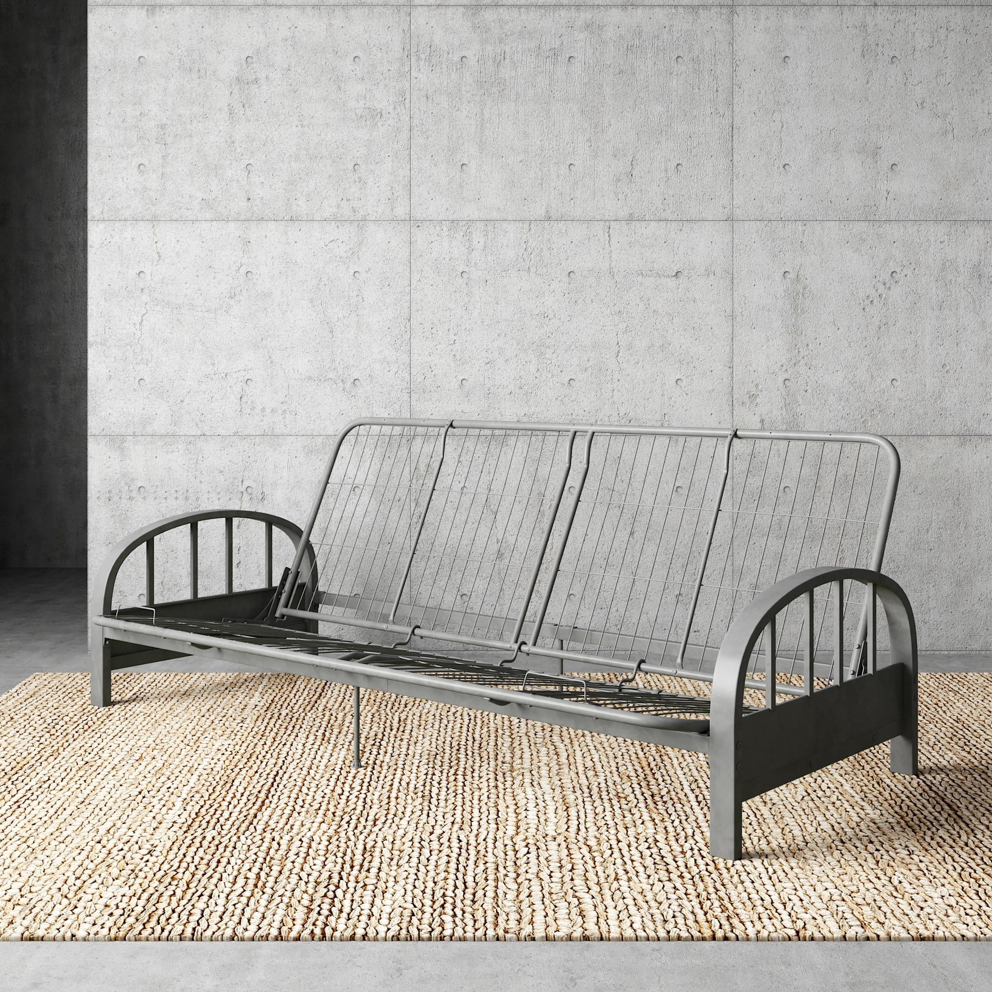 DHP Aiden Futon Frame, Gunmetal Gray
