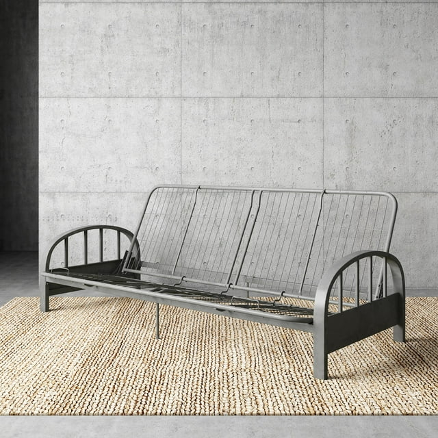 DHP Aiden Futon Frame, Gunmetal Gray