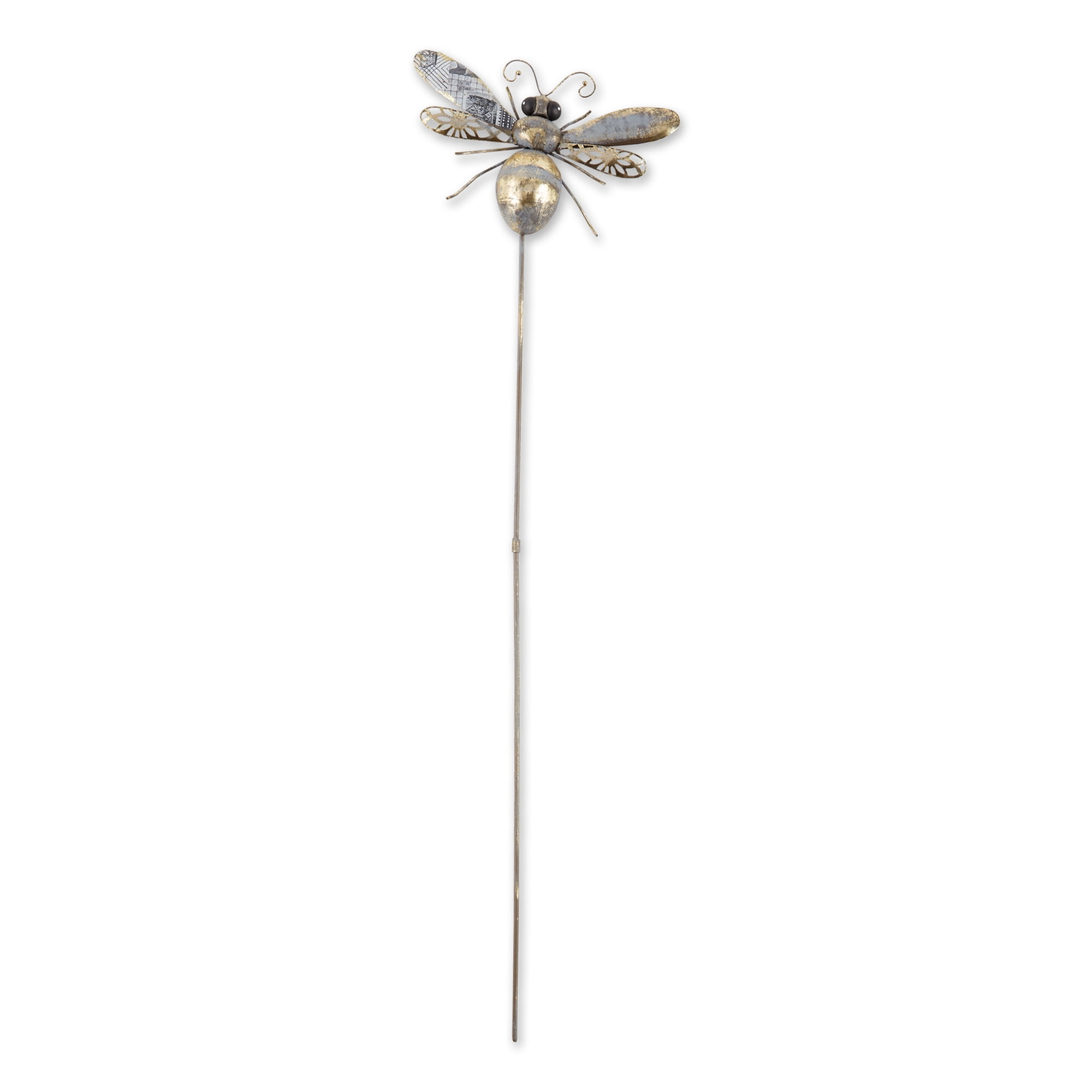 DII Iron Garden Stake Collection 3-Dimensional, Mixed Media, Medium Bee, Medium