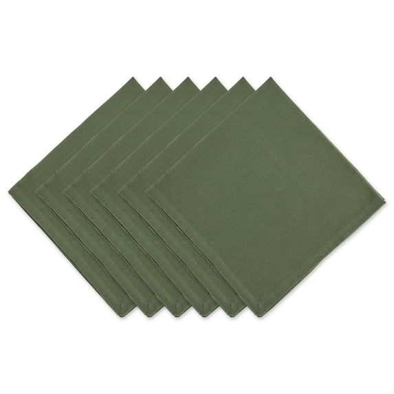 Artichoke Green Solid Napkin (Set of 6)