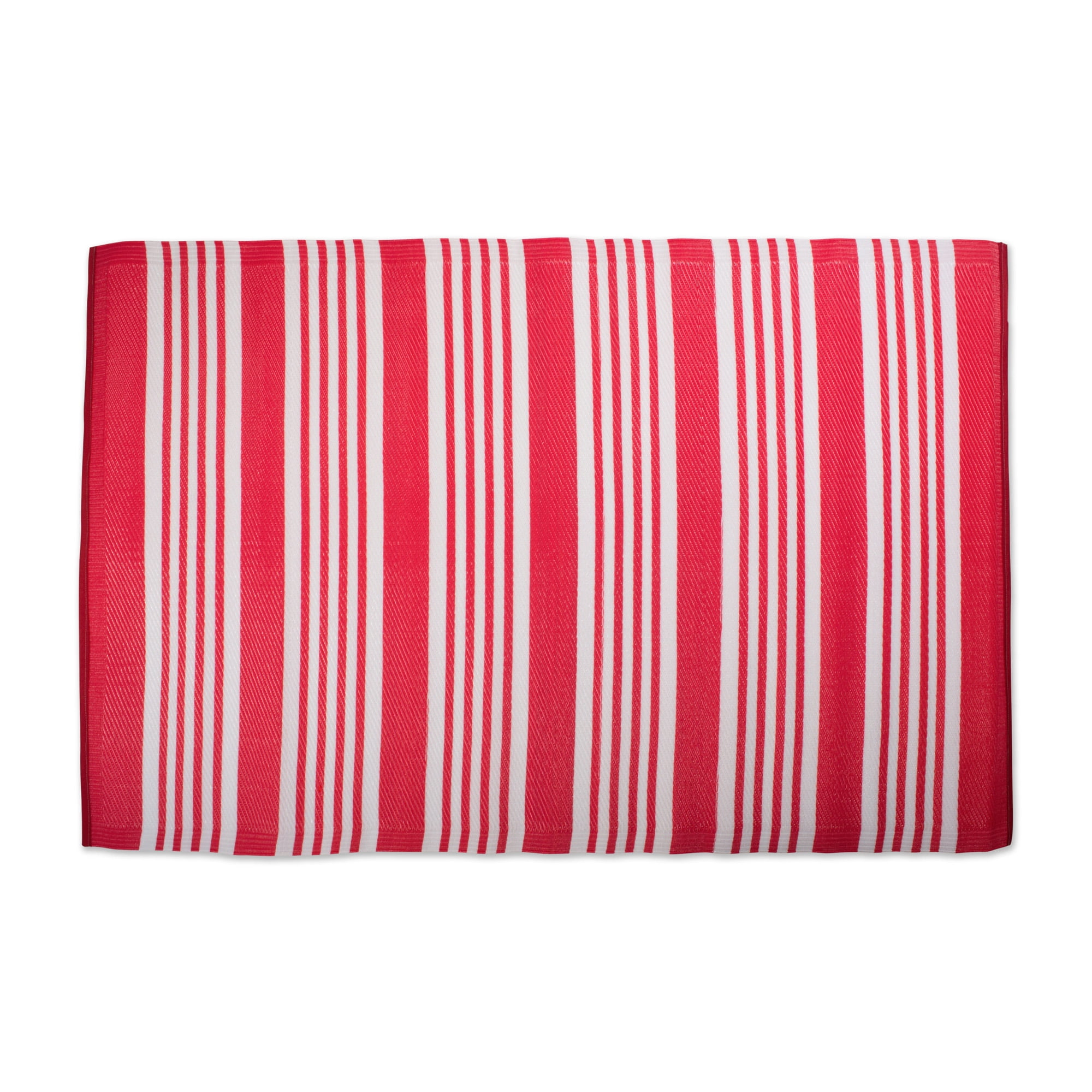 DII Outdoor Rug Collection Reversible Woven Polypropylene Mat, 4x6-Feet, Coral