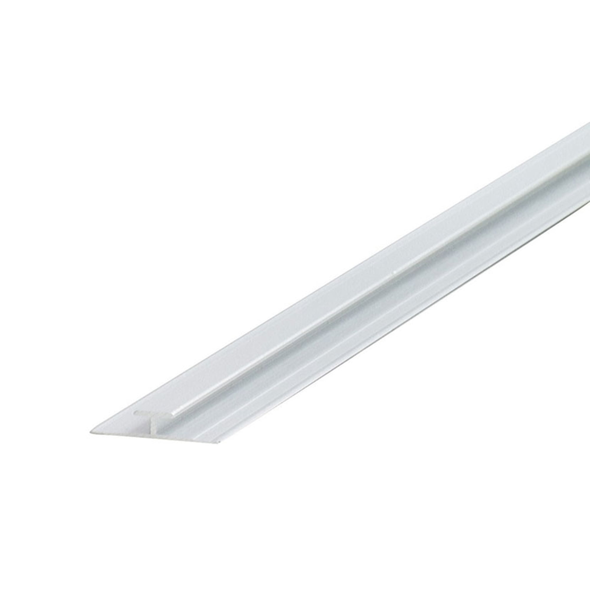 M-D Building Products 67167 7/16 in. x 3/4 in. x 96 in. Silver Moulding Divider