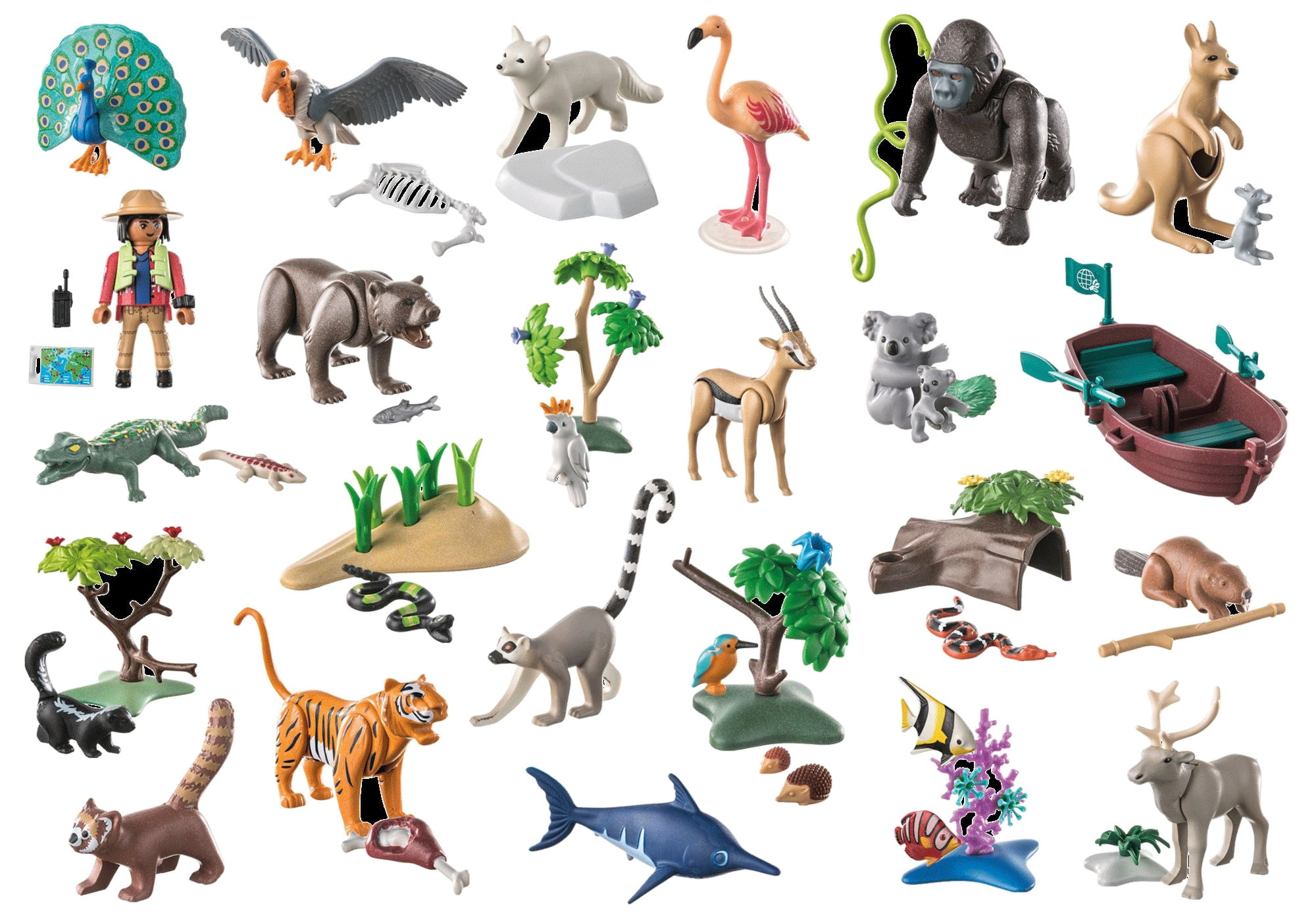 Playmobil Wiltopia DIY Advent Calendar Animal Trip around the World 71006 Playset 115pc