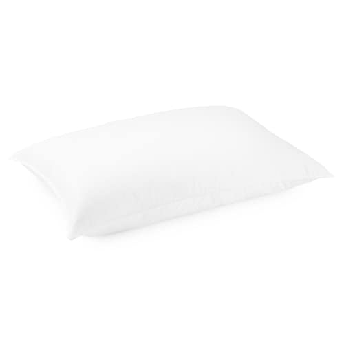 DOWNLITE Luxury White Goose Down Chamber Pillow – Hypoallergenic – Popular Hotel Pillow – Standard Size, 20 x 26