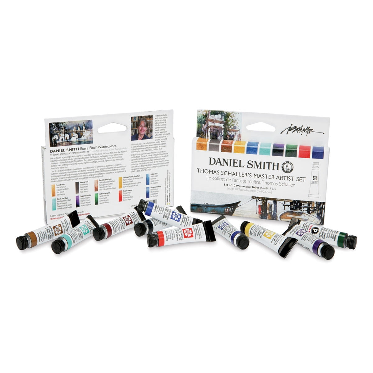 Daniel Smith Transparent Watercolor Paint, Extra Fine Thomas Scalars, Set of 10, 0.16 fl oz (5 ml) (No.2), 285610427