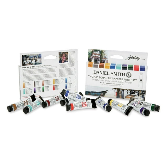 Daniel Smith Transparent Watercolor Paint, Extra Fine Thomas Scalars, Set of 10, 0.16 fl oz (5 ml) (No.2), 285610427