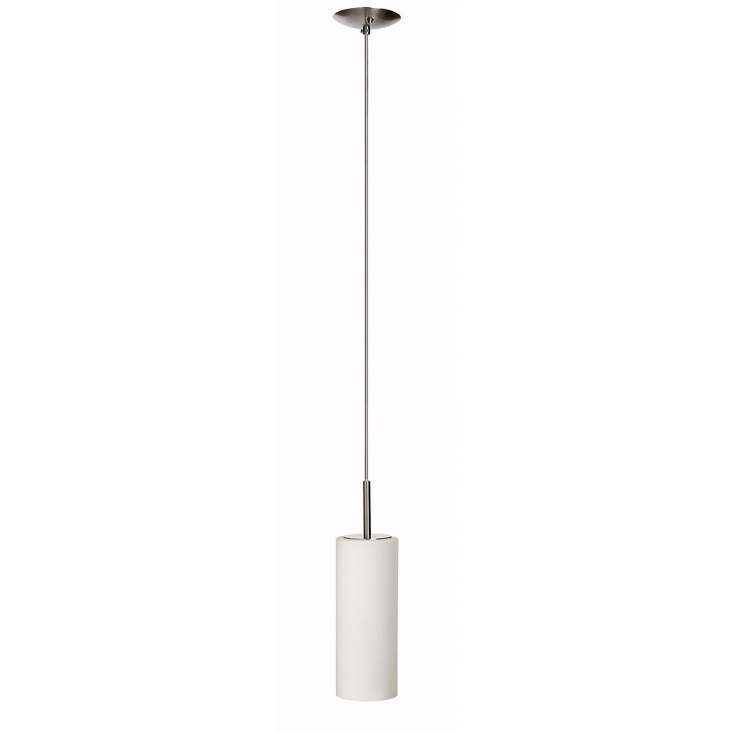 Dainolite 1 Light Glass Pendant - Frosted White