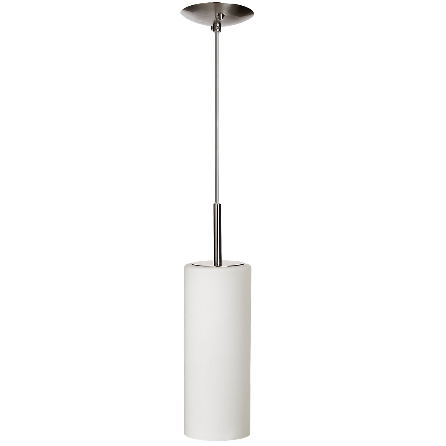 Dainolite 1 Light Glass Pendant - Frosted White