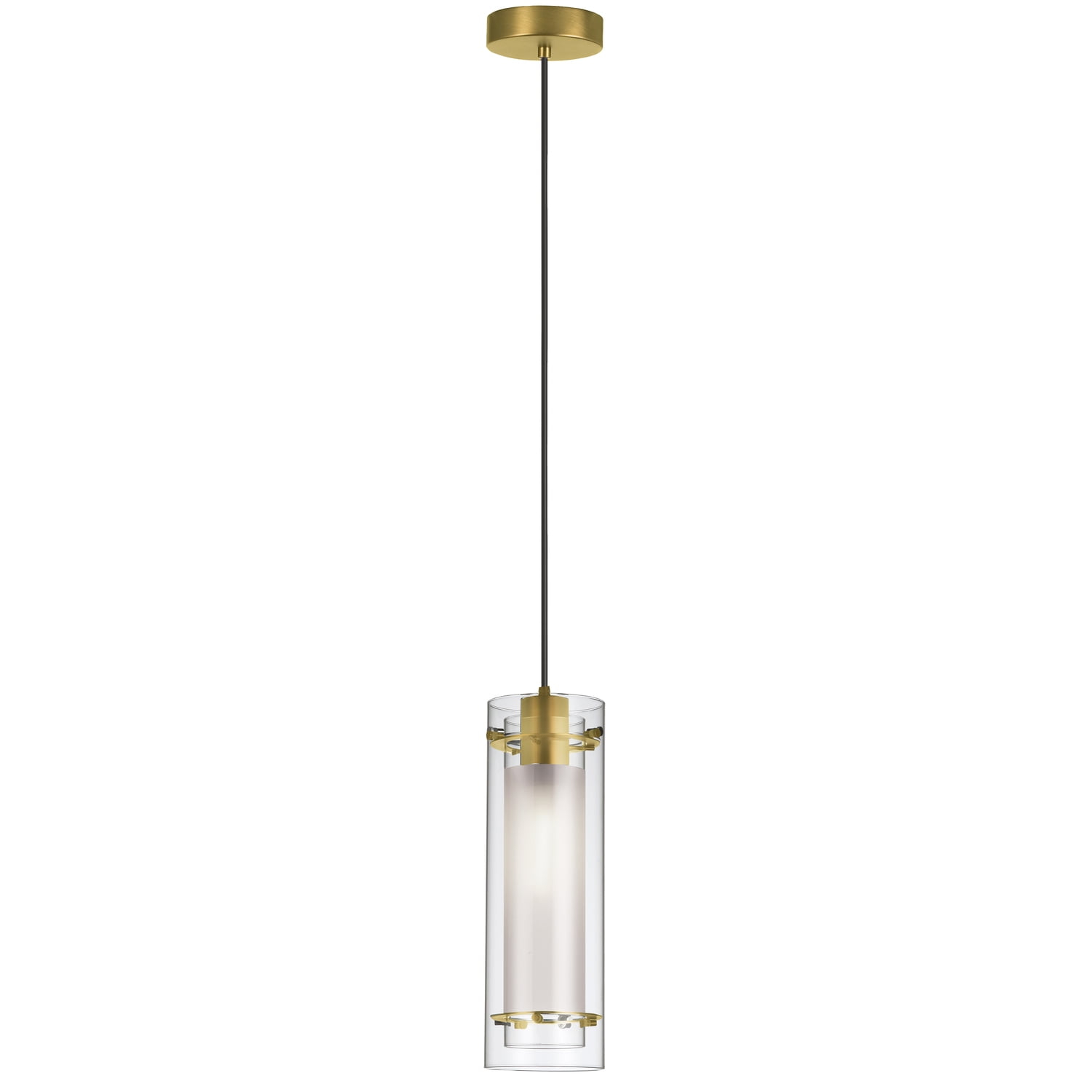 Dainolite Pasha 1 - Light Pendant in  Aged Brass