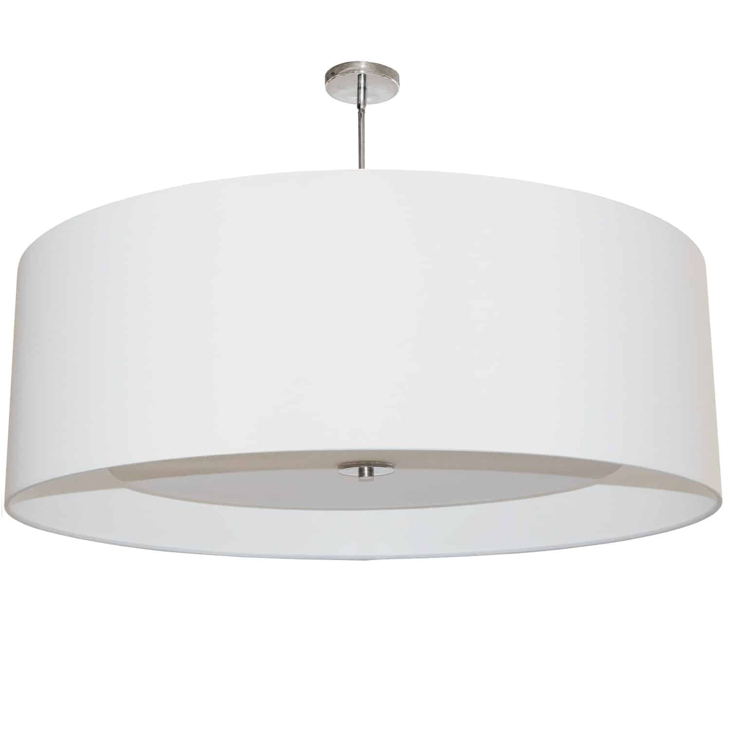 Dainolite 4LT Helena Pendant PC, White w/White Diffuser