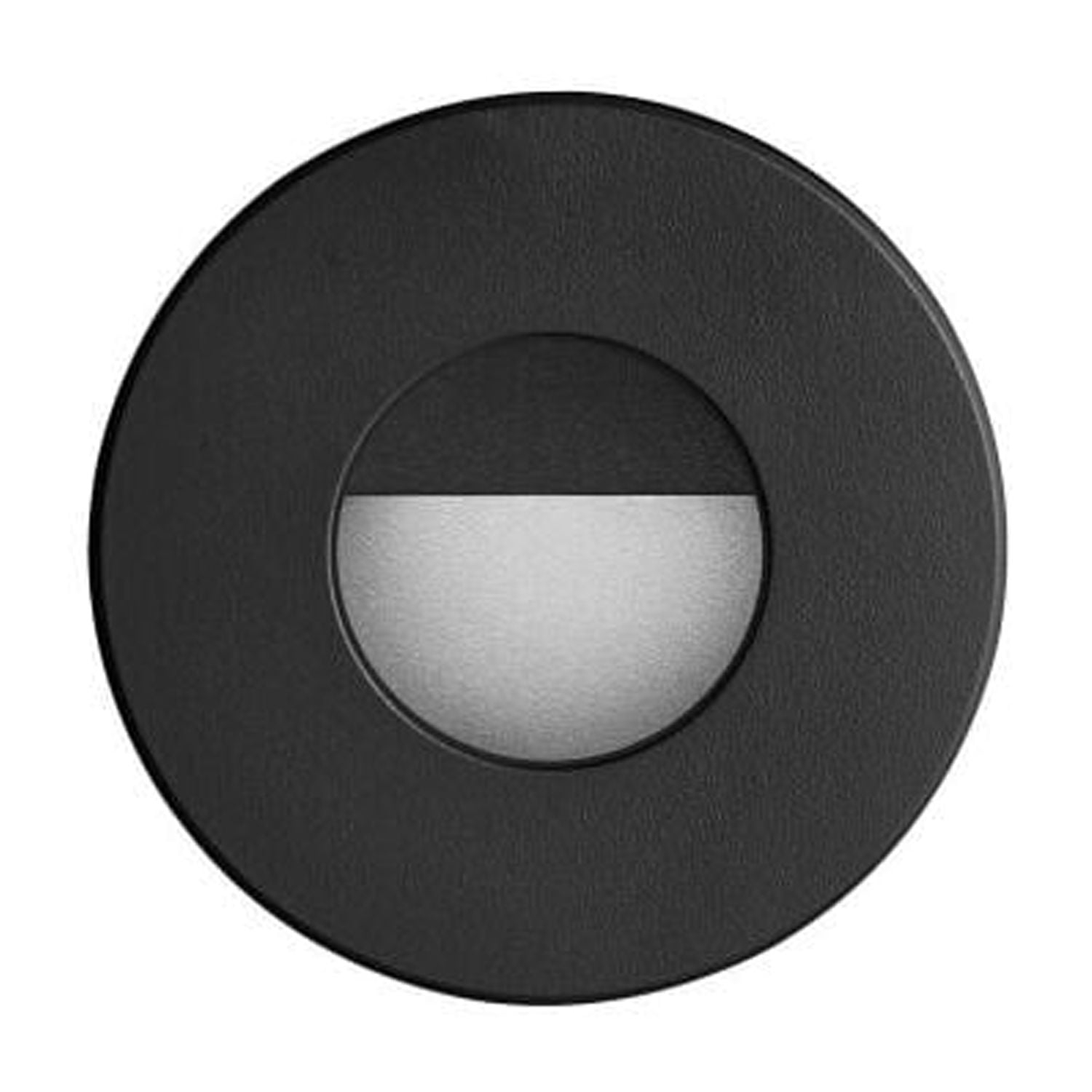 Dainolite Black Round In/Outdoor 3W LED Wall Light