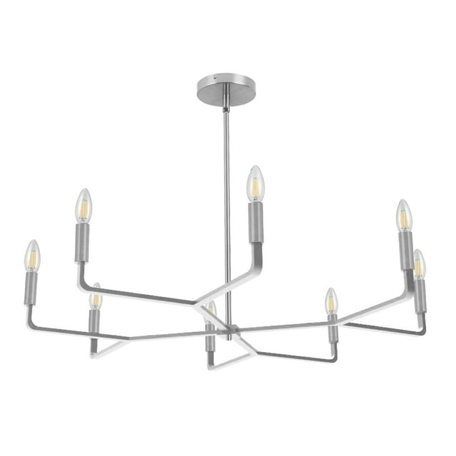 Dainolite Colette 8 - Light Chandelier in  Polished Chrome