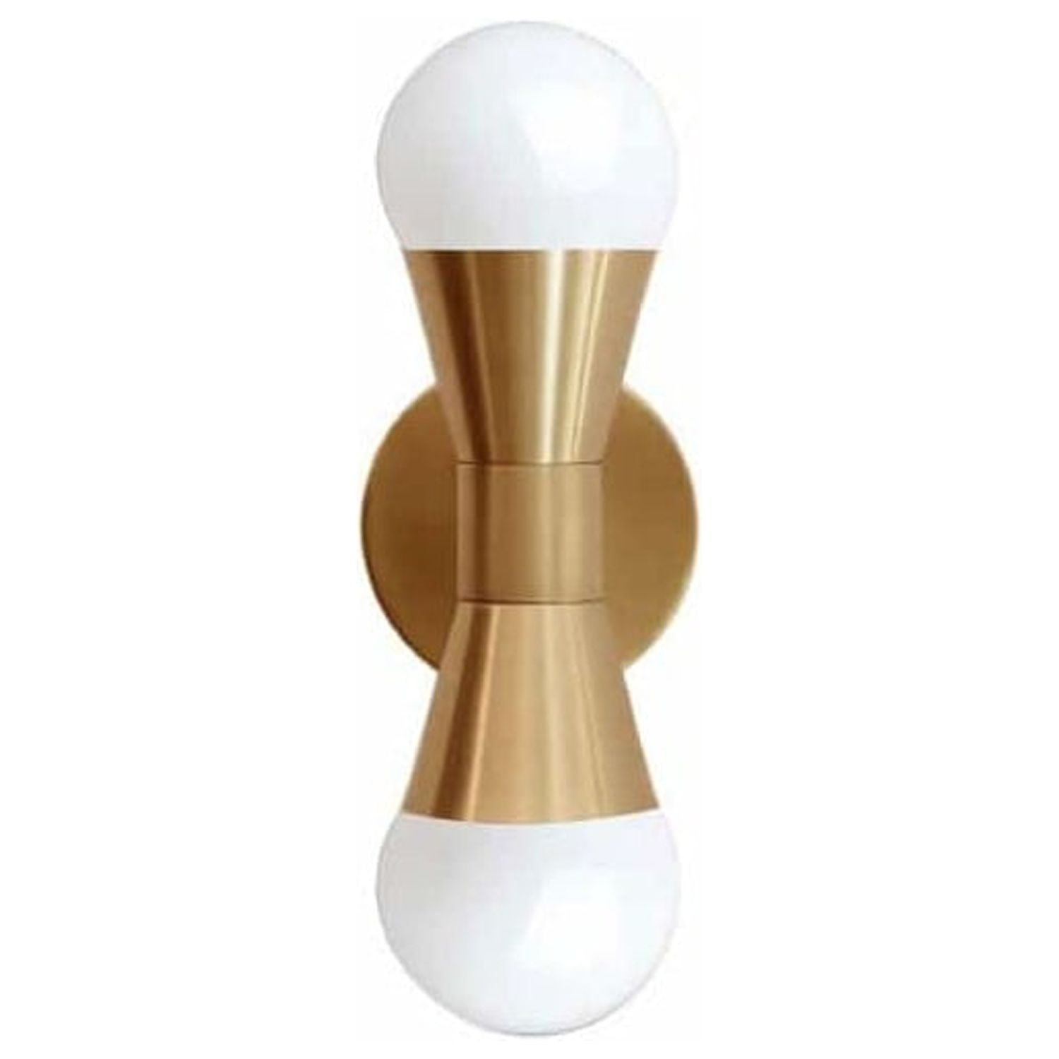 Dainolite - Fortuna - 2 Light Wall Sconce-Aged Brass Finish-Aged Brass Secondary