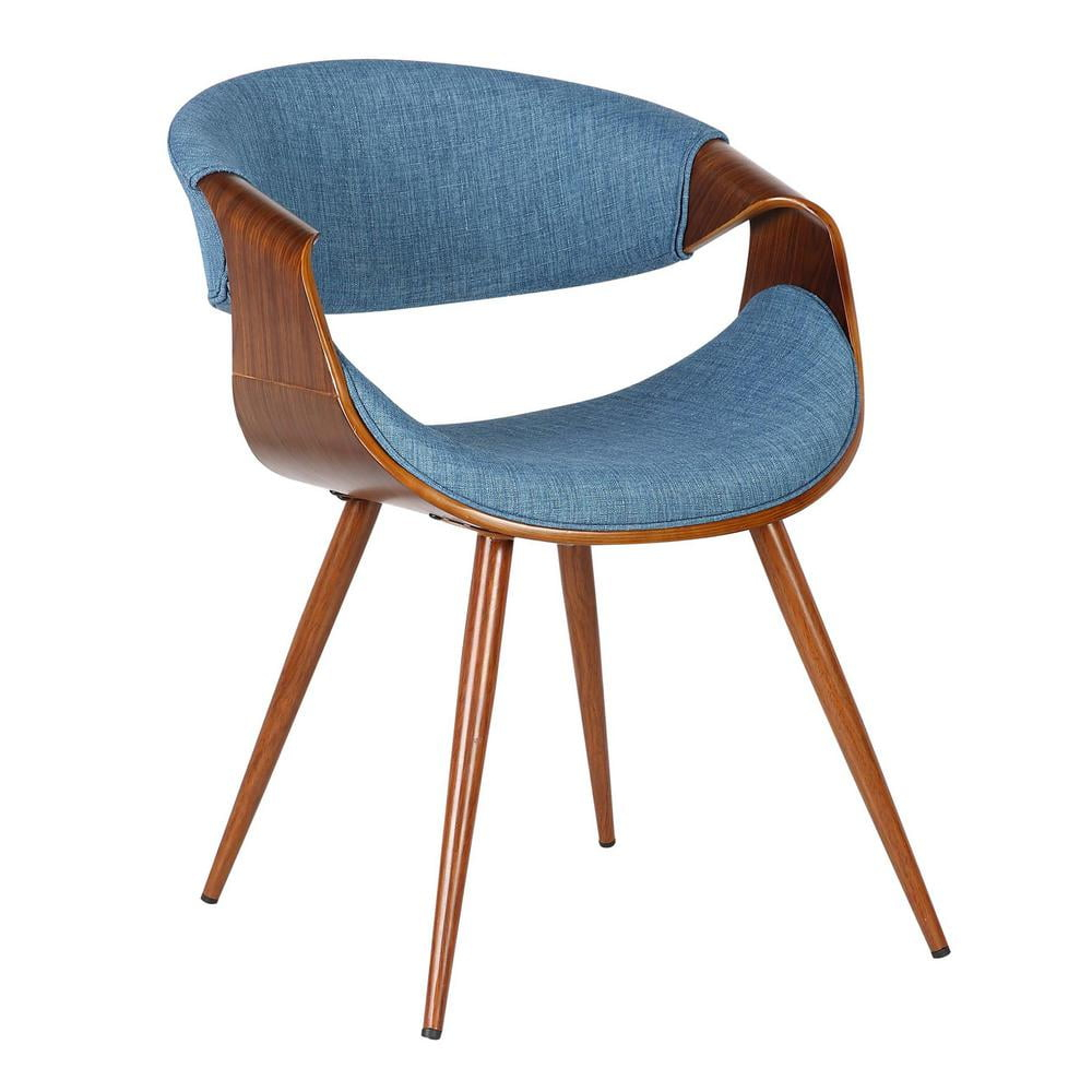 Dalia Modern and Contemporary Dining Chair in Velvet with Acrylic Legs (Set of 2)