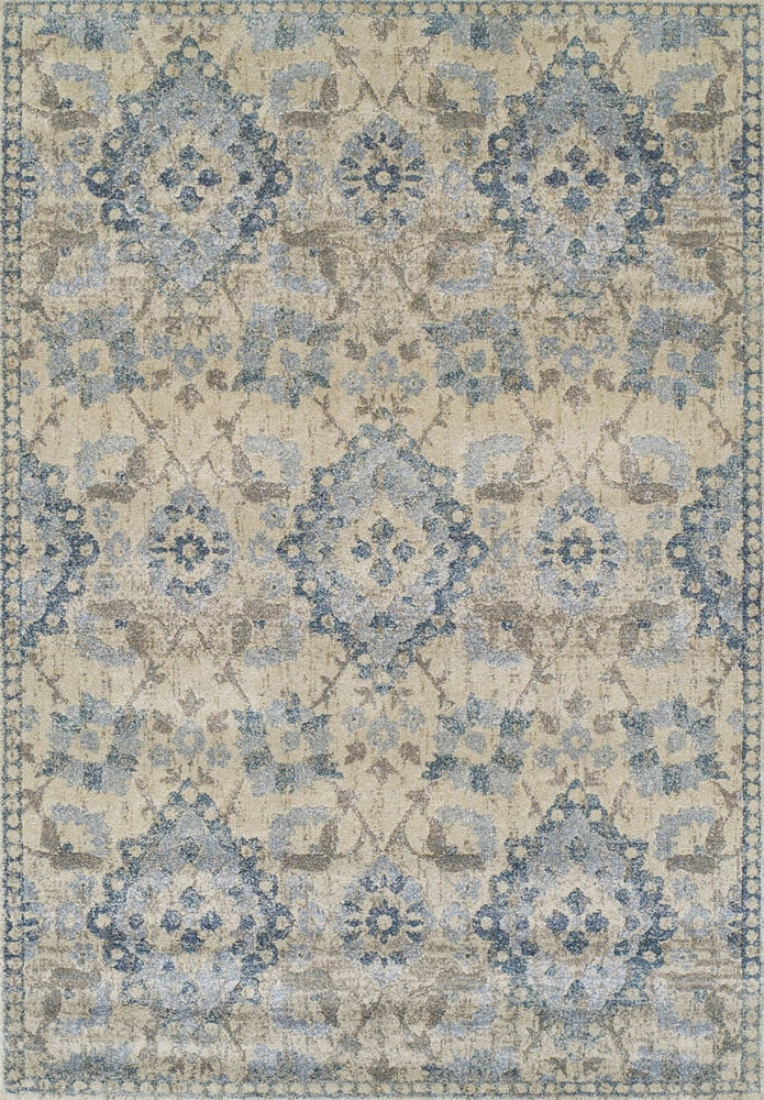Dalyn Antigua Area Rug AN5 An5 Linen Linen Vines Scrolls 7' 10" x 10' 7" Rectangle