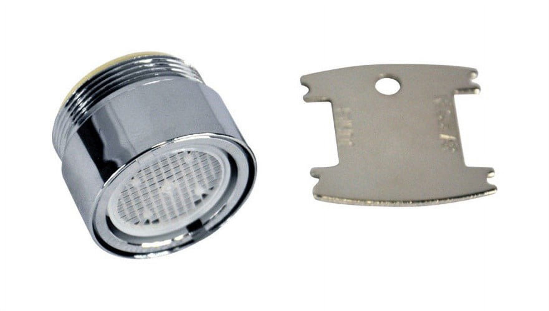 Danco Dual Thread 15/16 in.-27M x 55/64 in.-27F Chrome Faucet Aerator