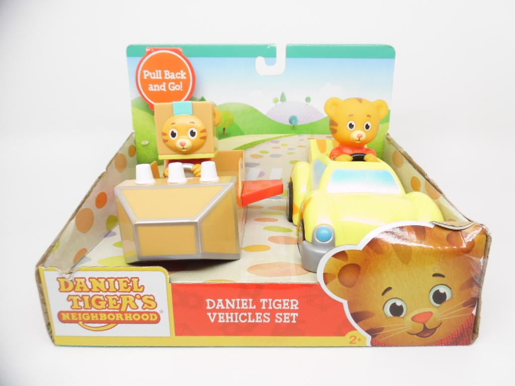 Daniel Tiger's Neighborhood Tigertastic Car & Rocket Vehicle Playset