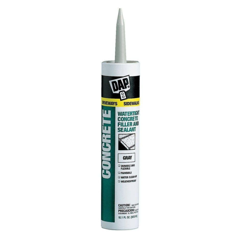 DAP Gray Silicone Concrete and Masonry Filler and Sealant 10.1 oz