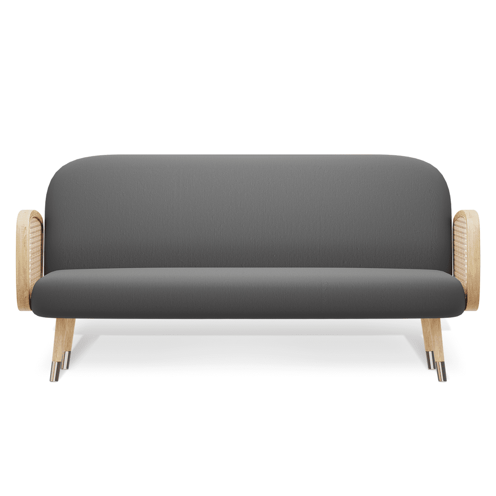 MoNiBloom Solid Futon Cover Slipcover Fit 6"- 8" Futon Mattresses Dark Grey, Queen Size 60x80 Inch