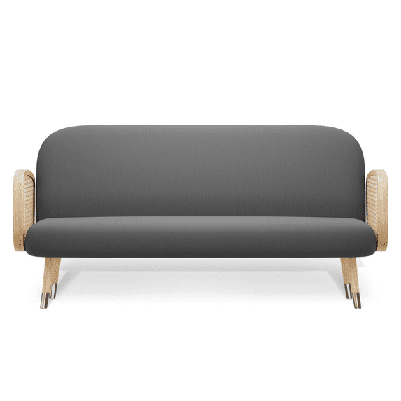 MoNiBloom Solid Futon Cover Slipcover Fit 6"- 8" Futon Mattresses Dark Grey, Queen Size 60x80 Inch