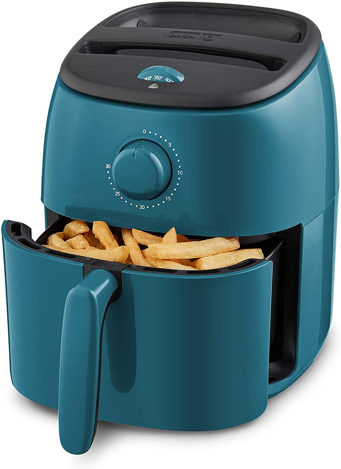 Dash Tasti Crisp 2.6 qt Air Fryer, Teal - Auto Shut off, Non-Stick Fry Basket