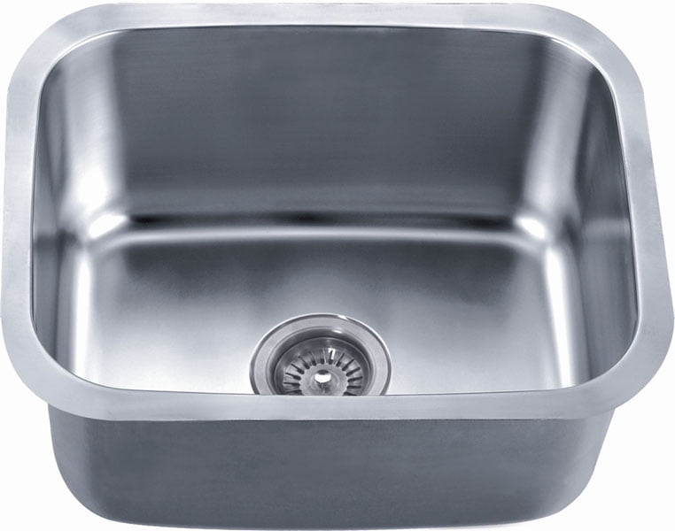 21" L x 17" W Undermount Single Bowl Stainless Steel Patio Wash Kitchen Sink