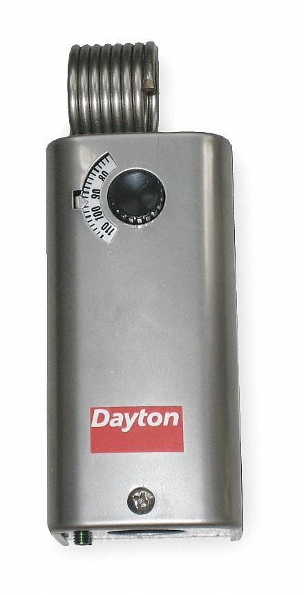 Dayton Mech Tstat,Cool Only,SS,110/30F 2NNT2