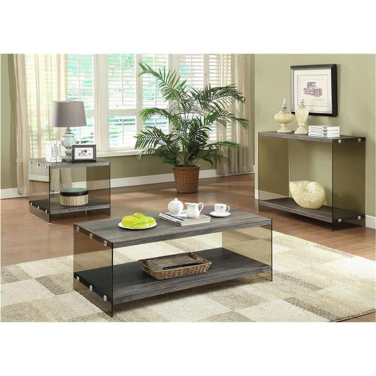 Daytona Coffee Table, Chrome & Black