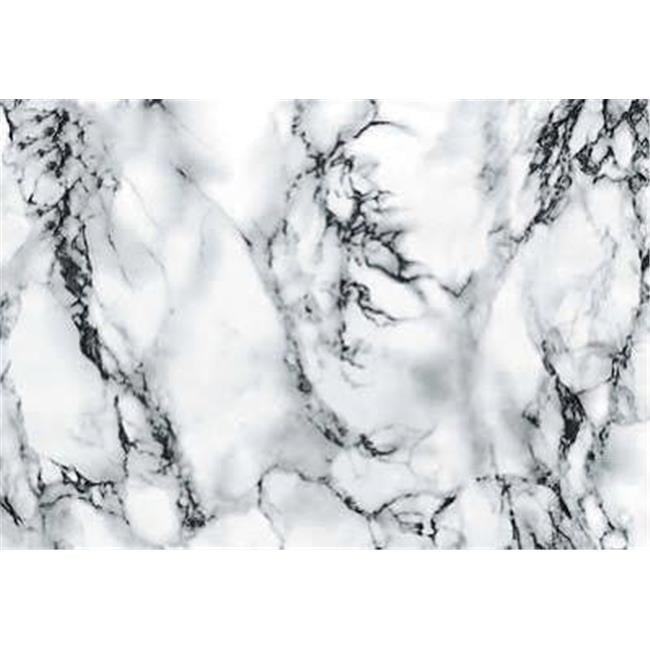 Dc-fix 346-8031 26 x 78 in. Decorative Self Adhesive Film, Marble White