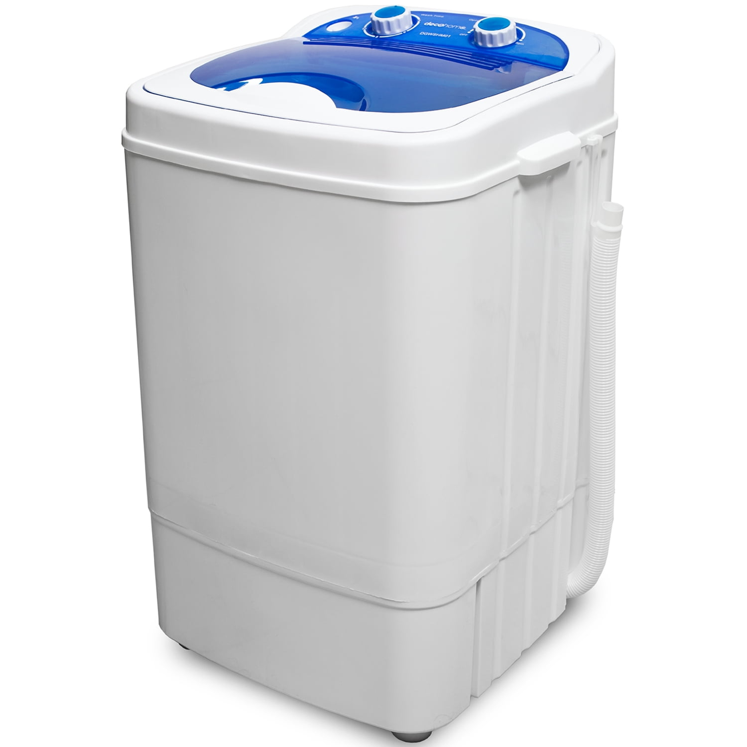 Deco Home Portable Washing Machine for Apartments, Dorms, and Tiny House with 8.8 lb Capacity, 250W Power, Wash and Spin Cycles, Includes Drainage Hose