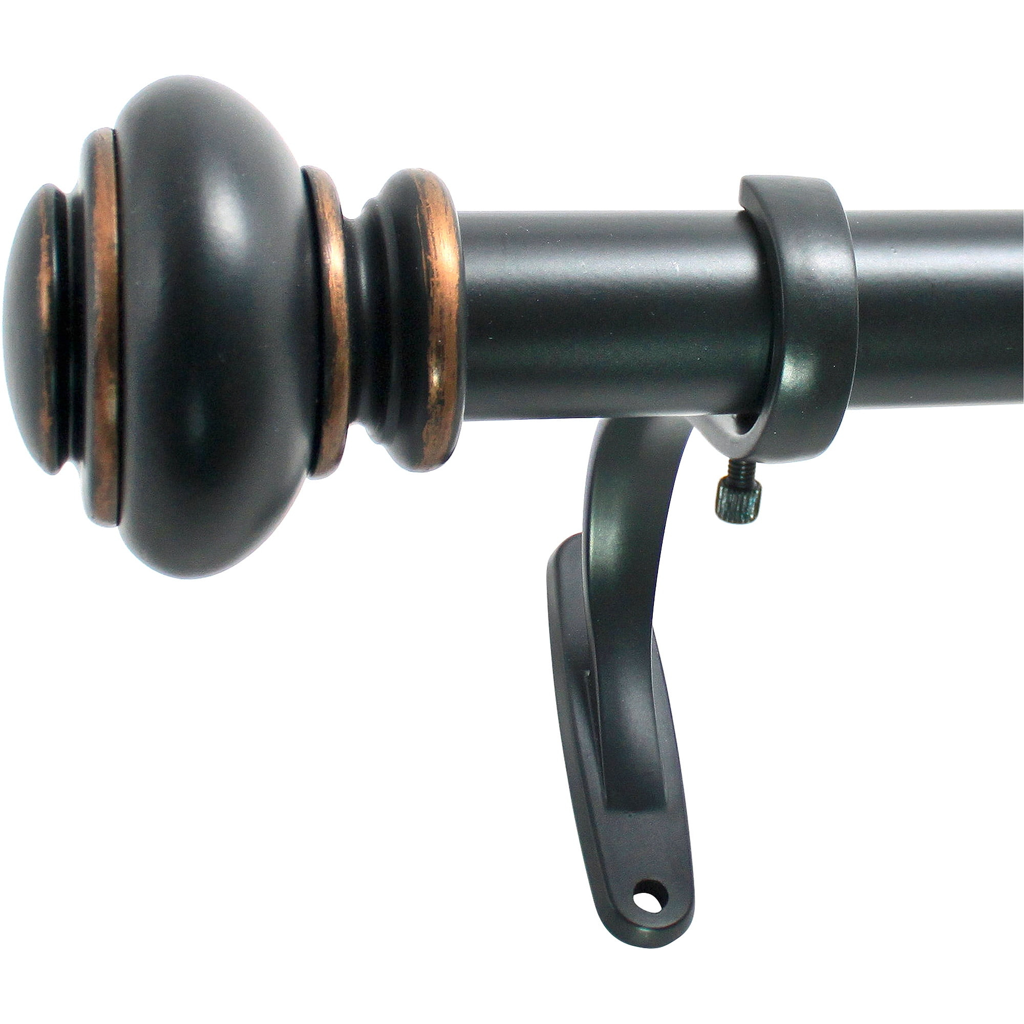 Decopolitan 1" Urn Adjustable Curtain Rod Set