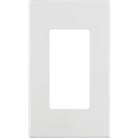 WALLPLATE 1G SCRWLS WHT (Pack of 1)