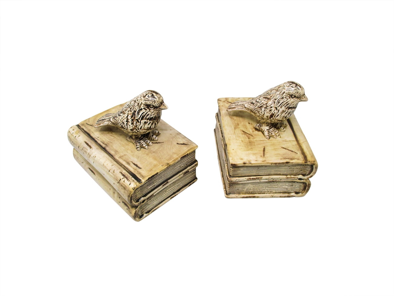 Decorative Bird Bookends for Bookshelf by Trademark Innovations