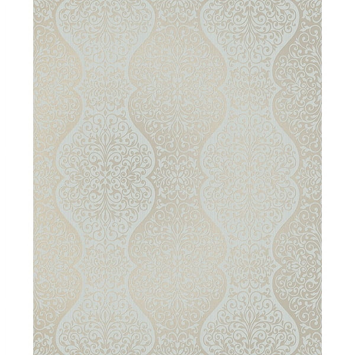Decorline Cadence Blue Scroll Wallpaper