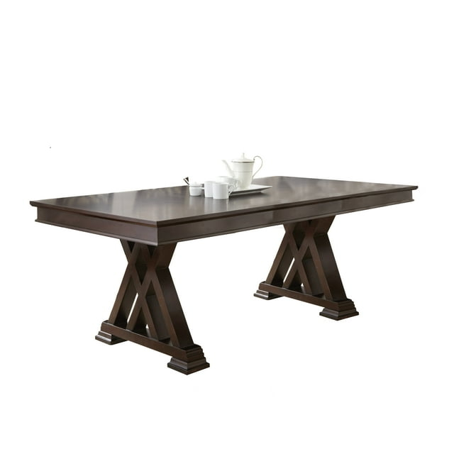 Hildi Extendable Dining Table Espresso - Steve Silver Co.