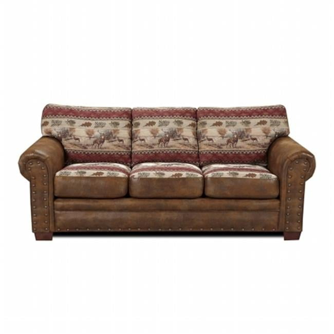 American Furniture Classics Deer Valley Model 8503-50 Lodge Style Sofa